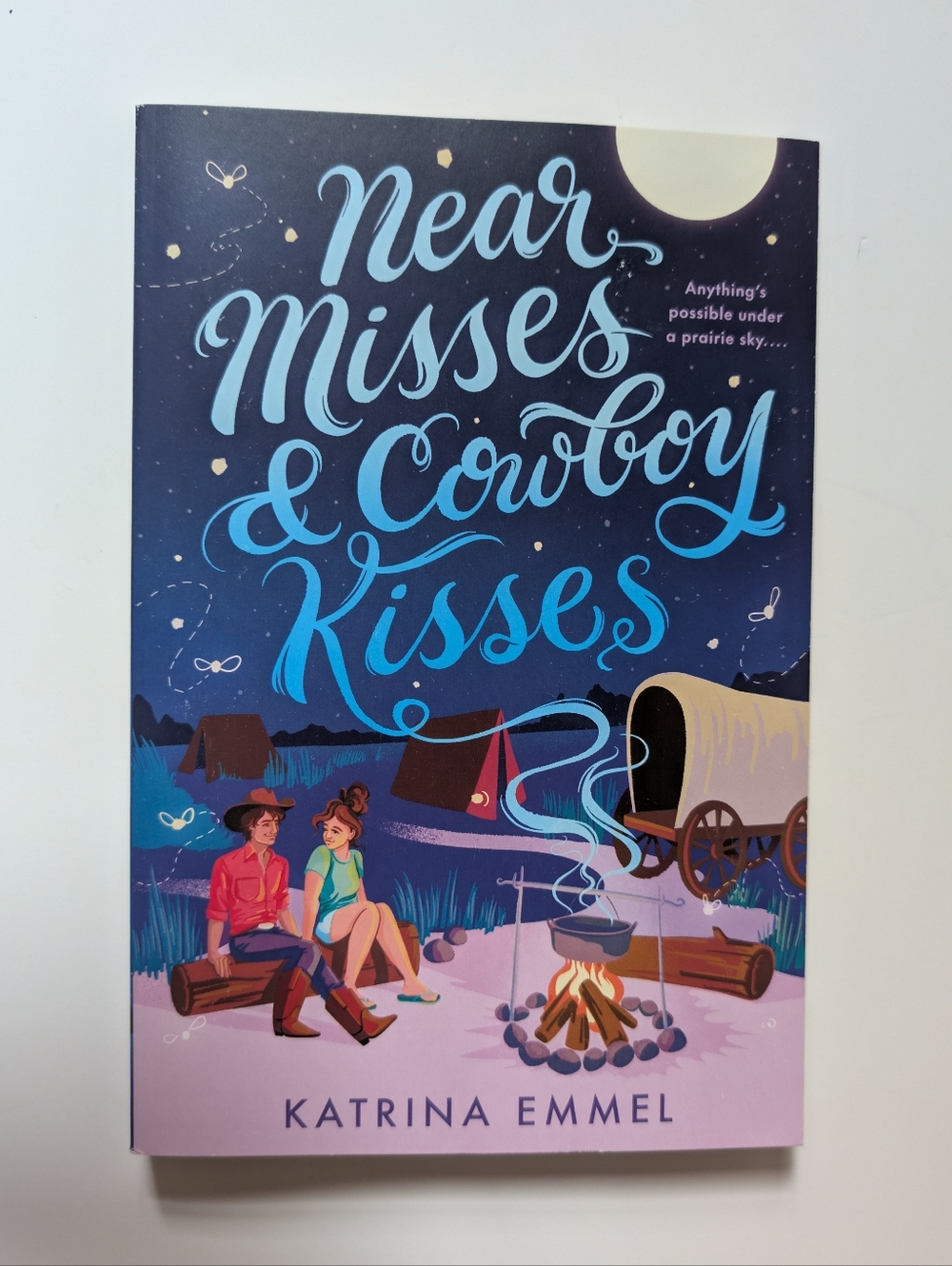 Near Misses & Cowboy Kisses By Katrina Emmel. Paperback Book